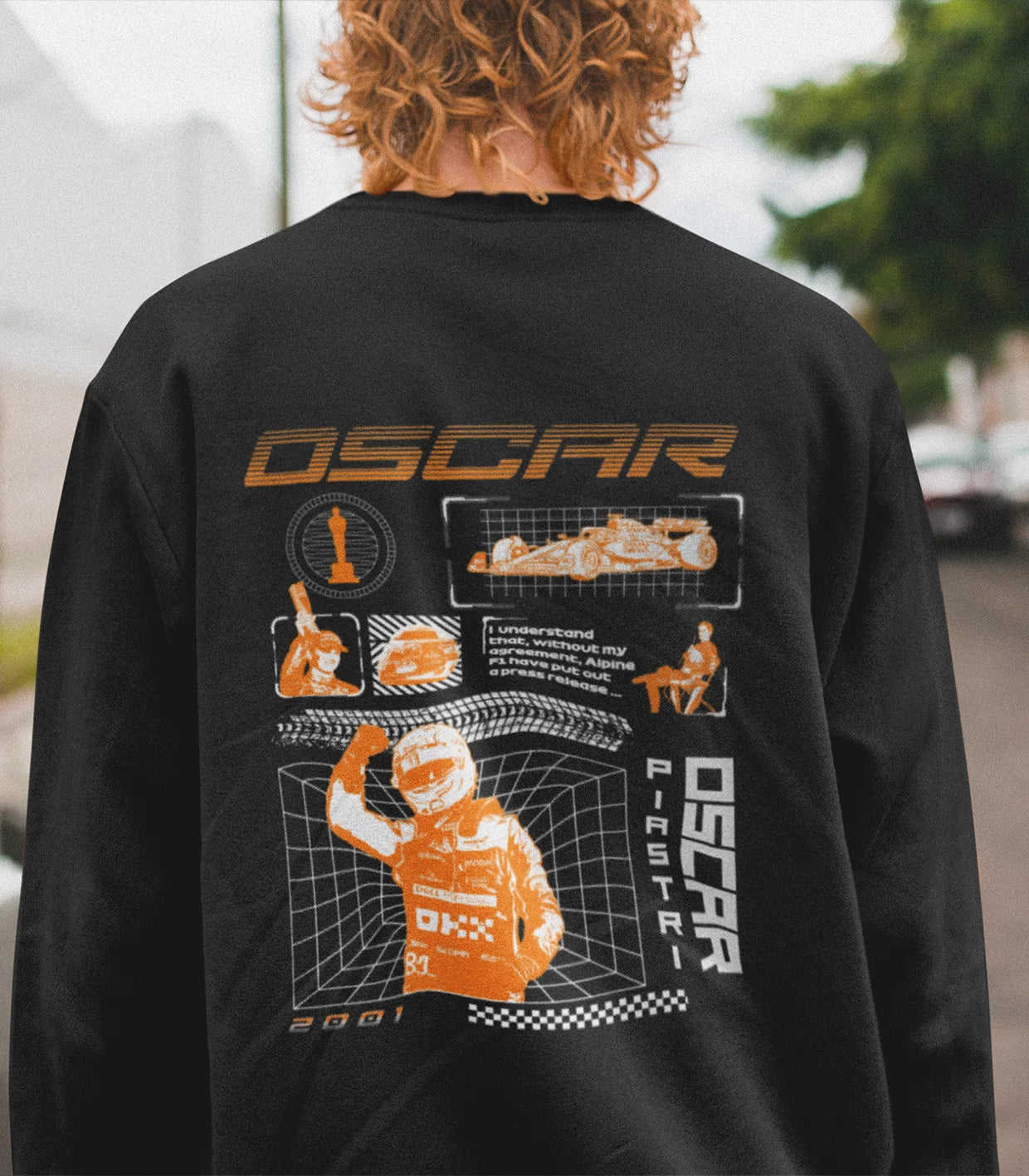 Oscar Piastri Y2K Sweatshirt