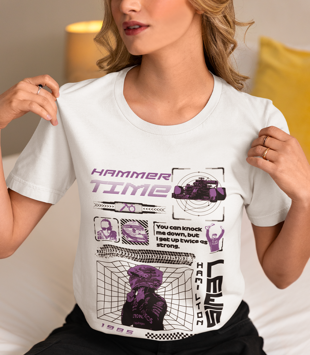 Lewis Hamilton Y2K T-shirt