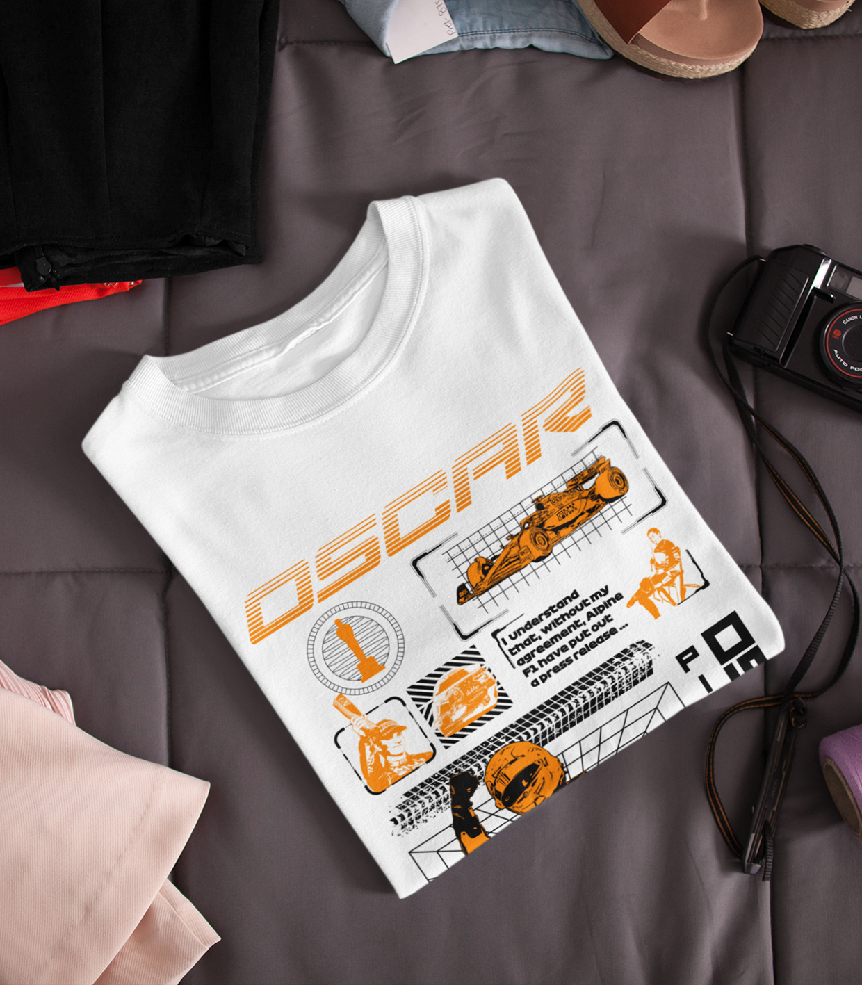 Oscar Piastri Y2K T-shirt