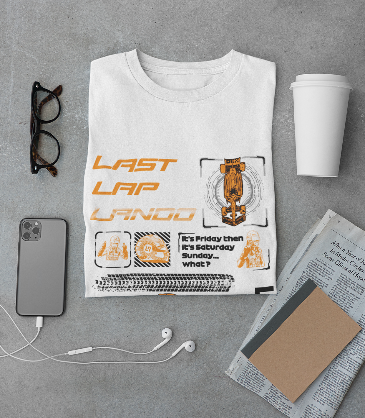 Lando Norris Y2K T-shirt